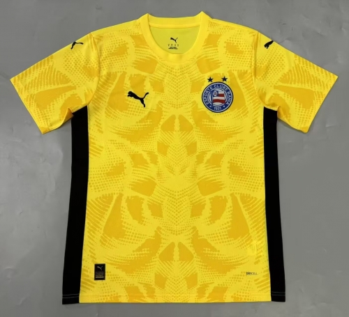 2025/26 EC Bahia Goalkeeper Yellow Thailand Soccer Jersey AAA-908/1116