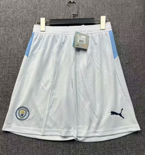 2025/26 Manchester City Home White Thailand Soccer Shorts-315
