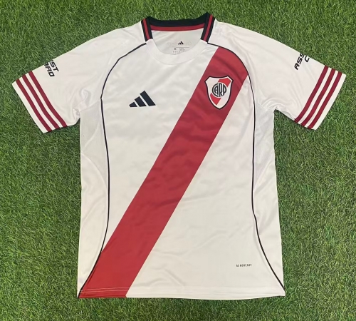 2025/26 CA River Plate Home White Thailand Soccer Jersey AAA-47/312/416