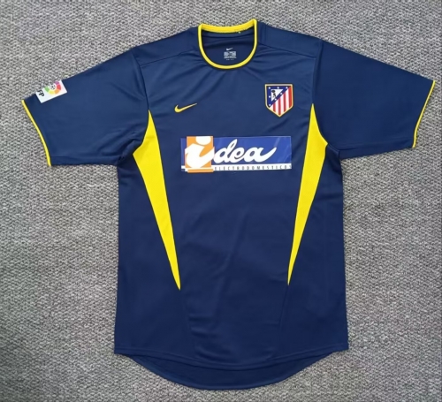 02/03 Retro Version Atletico Madrid Away Cyan Thailand Soccer Jersey-301