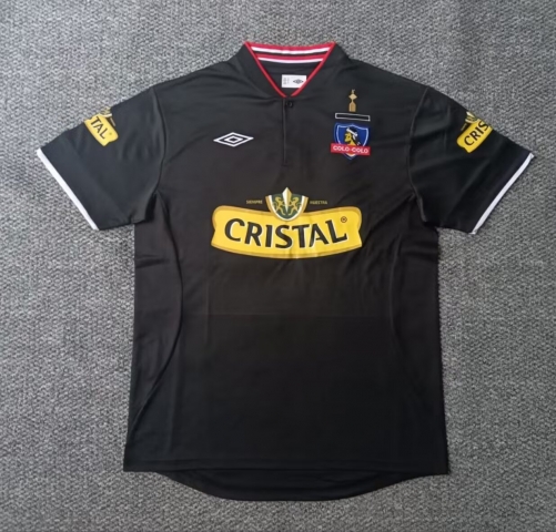 2013 Retro Version Colo-Colo Away Black Thailand Soccer Jersey AAA-301