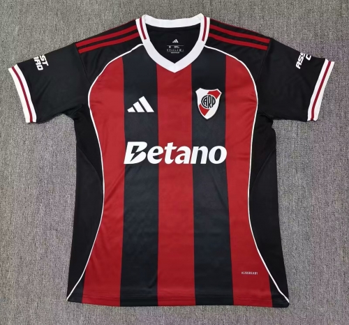 2025/26 CA River Plate Away Black & Red Thailand Soccer Jersey AAA-416/23/47