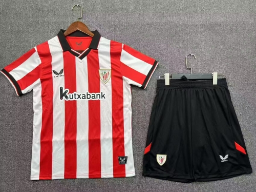 2025/26 Athletic Bilbao Home Red & Black Soccer Uniform-208/315