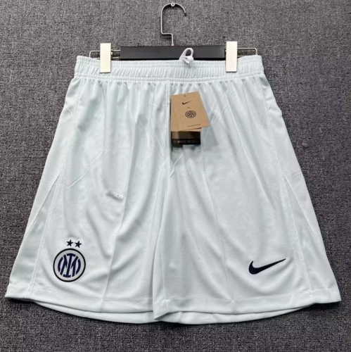 2025/26 Inter Milan Away White Thailand SoccerShorts-315