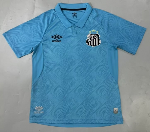 2025-26 Santos FC 2nd Away Blue Thailand Soccer Jersey AAA-908/1116