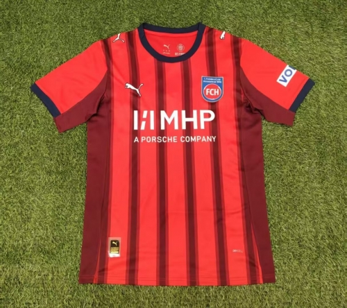 2025/26 FC Heidenheim Home Red Thailand Soccer Jersey AAA-1040/416