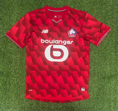 2025/26 Lille OSC Home Red Thailand Soccer Jersey AAA-95/1040/416