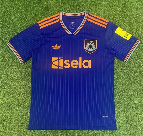 2025/26 Newcastle United 2nd Away Blue Thailand Soccer Jersey AAA-320/705/416