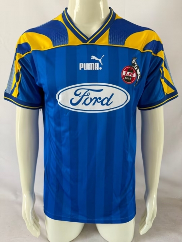 95/96 Retro Version FC Köln Away Blue Thailand Soccer Jersey AAA-503