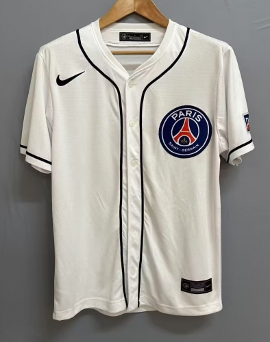 2025/26 Paris SG White Soccer Baseball uniform AAA-23/510/710