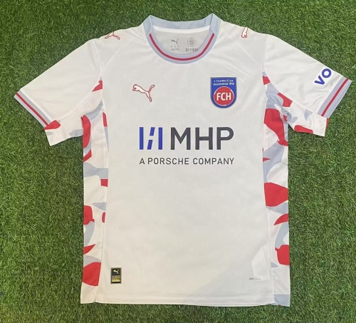 2025/26 FC Heidenheim 2nd Away White Thailand Soccer Jersey AAA-1040/416