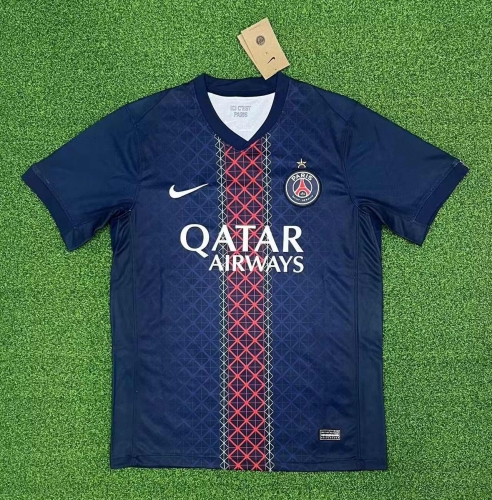 With Star 2025/26 Paris SG Home Royal Blue Thailand Soccer Jersey AAA-23/320