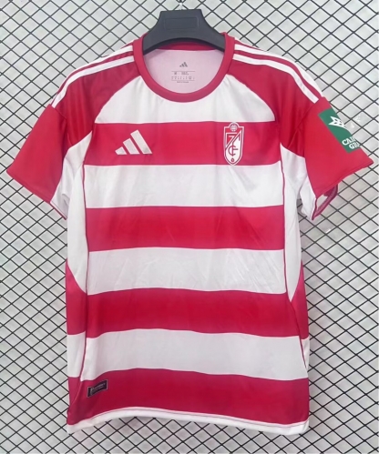 2025/26 Granada CF Home Red & White Thailand Soccer Jersey AAA-62/1040/301