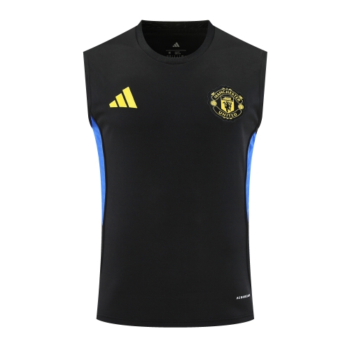 2025/26 Manchester United Black Thailand Soccer Training Vest-418