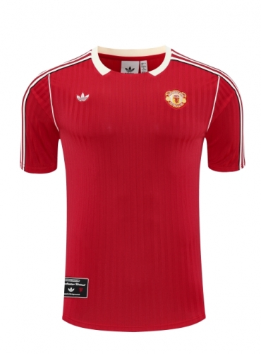 2025/26 Manchester United Red Thailand Soccer Training Jerseys-418