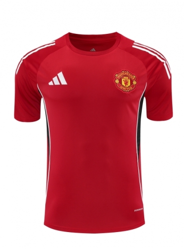 2025/26 Manchester United Red Thailand Soccer Training Jerseys-418