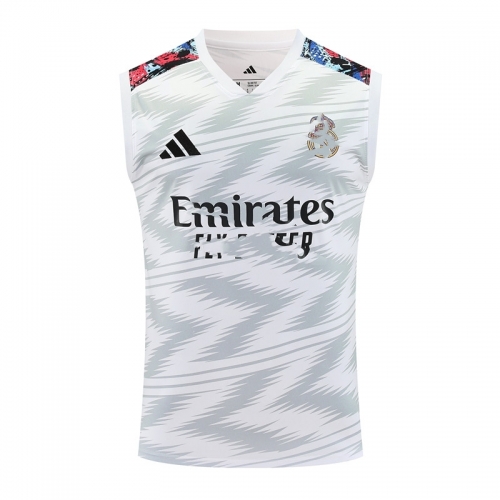 2025/26 Rea Madrid White Thailand Soccer Training Vest-418