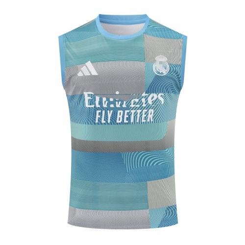 2025/26 Rea Madrid Sky Blue Thailand Soccer Training Vest-418