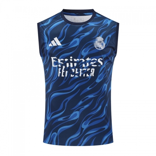 2025/26 Rea Madrid Blue Thailand Soccer Training Vest-418