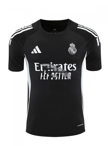 2025/26 Rea Madrid Black Thailand Soccer Training Jerseys-418