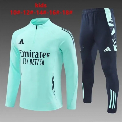 Kids 2024/25 Rea Madrid Sky Blue Kids/Youth Soccer Tracksuit Uniform-801/815/411