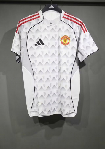 Player Special Version 2025/26 Manchester United Gray & White Thailand Soccer Jersey AAA-703