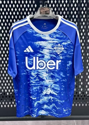 2025/26 Como 1907 Home Blue Thailand Soccer Jersey AAA-23