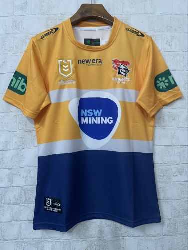 2025 Knights Yellow & Blue Thailand Rugby Shirts-805
