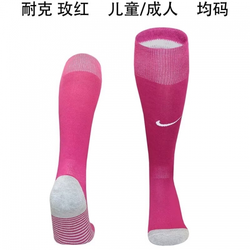 2025/26 Nike Rose Red Adult/Kids Thailand Soccer Socks