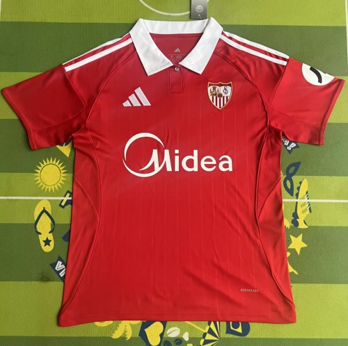 2025/26 Sevilla FC Away Red Thailand Soccer Jersey AAA-301/1040/522