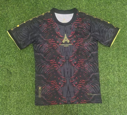 2025/26 Champion Version Paris SG Black & Red Thailand Soccer Jerseys-416