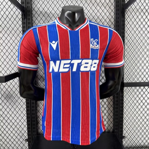 Player Version 2025/26 Crystal Palace Home Red & Blue Thailand Soccer Jersey AAA-XY/308