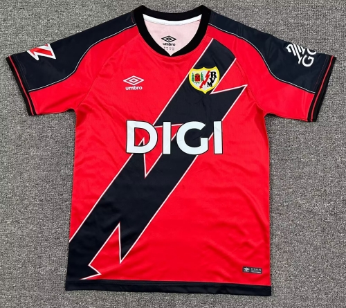 2025/26 Rayo Vallecano Away Red Thailand Soccer Jersey AAA-1040/23