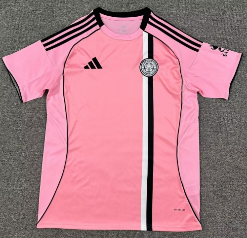 2025/26 Leicester City 2nd Away Pink Thailand Soccer Jersey AAA-1040/23