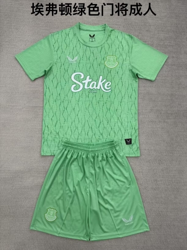 2025/26 Everton Goalkeeper Green Soccer Uniform-208