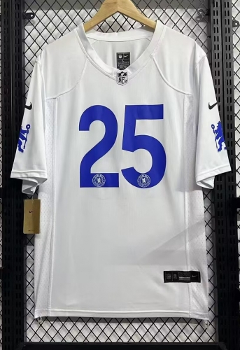 2025/26 Chelsea White #25 Soccer Baseball uniform AAA-311