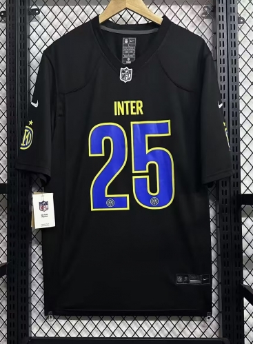 2025/26 Inter Milan Black #25 Soccer Baseball uniform AAA-311
