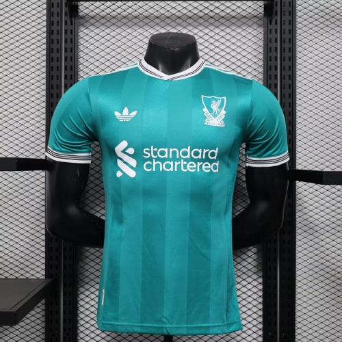 Player Version 2025/26 Liverpool 2nd Away Green Thailand Soccer Jersey AAA-703/XY/16