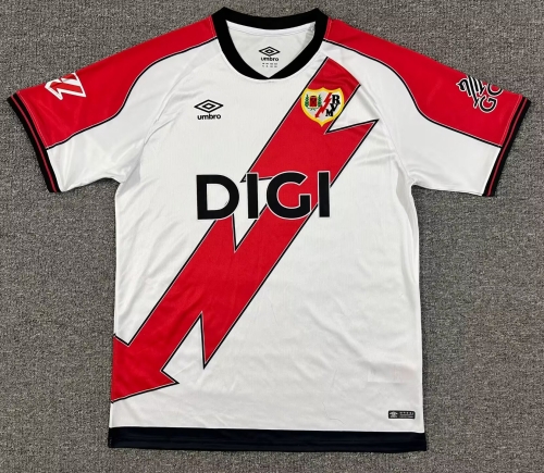 2025/26 Rayo Vallecano Home White Thailand Soccer Jersey AAA-73/269