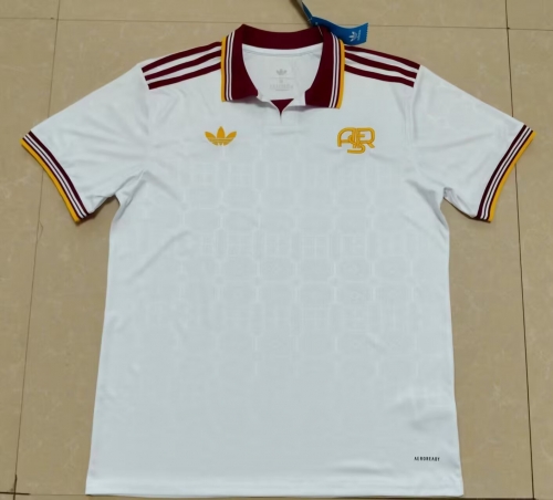 2025/26 Roma 2nd Away White Thailand Soccer Jersey AAA-47