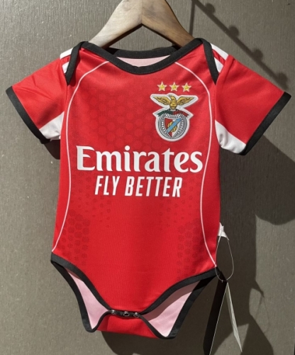 (Size 9-12) 2025/26 Benfica Home Red Baby Soccer Uniform-308