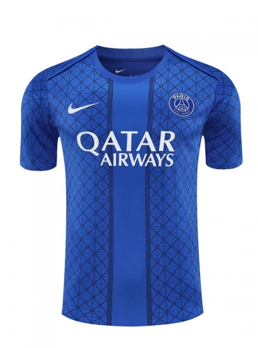 2025/26 Paris SG Blue Thailand Soccer Training Jerseys-418