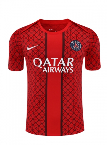 2025/26 Paris SG Red Thailand Soccer Training Jerseys-418