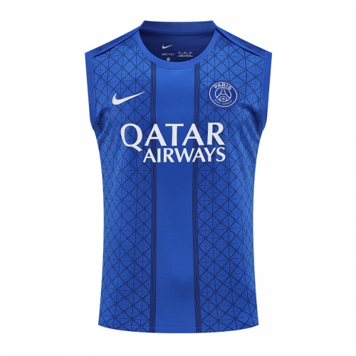 2025/26 Paris SG Blue Thailand Soccer Training Vest -418