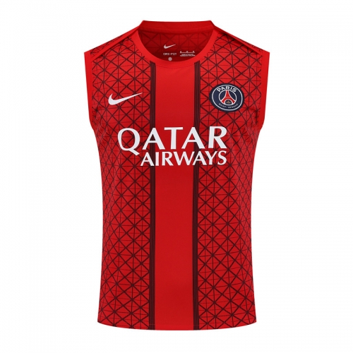 2025/26 Paris SG Red Thailand Soccer Training Vest -418