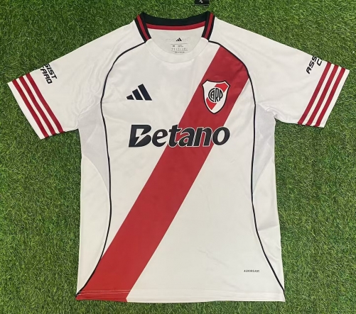 2025/26 CA River Plate Home White Thailand Soccer Jersey AAA-416