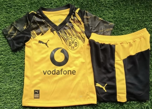 2025/26 Borussia Dortumund Home Yellow Kids/Youth Soccer Uniform-812/507/123