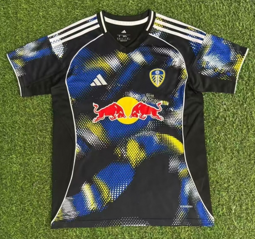 2025/26 Leeds United 2nd Away Black & Blue Thailand Soccer jersey AAA-1040/416/320
