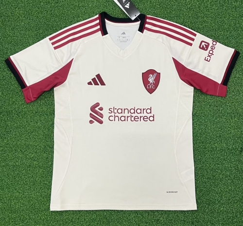2025/26 Liverpool Away Rice White Thailand Soccer Jersey AAA-705/416