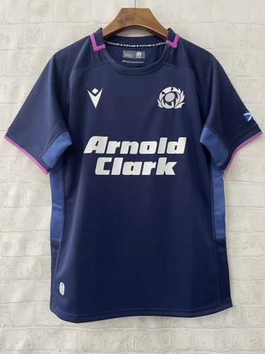 2025/26 Season Scotland Home Royal Blue Thailand Rugby Shirts-805